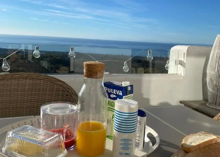 Spectacular Sea View La Mairena Golf & Paddle & Tennis Included Apartament Marbella