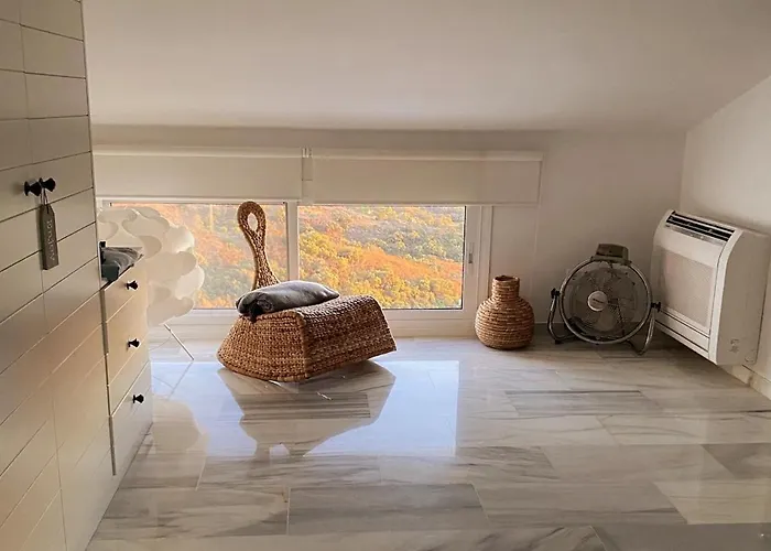 Spectacular Sea View Duplex Near شقة ماربيا