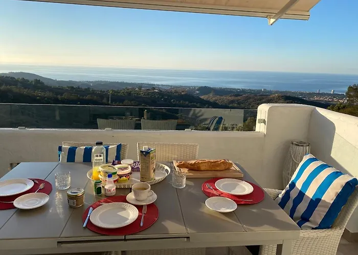 Spectacular Sea View La Mairena Golf & Paddle & Tennis Included Marbella