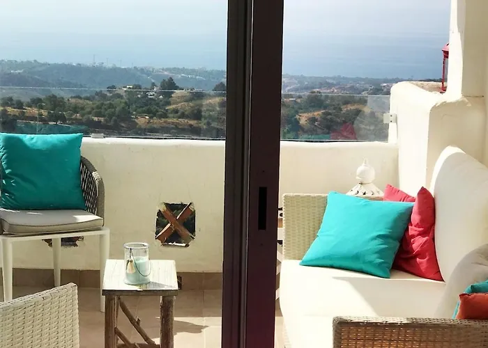 Apartment Spectacular Sea View La Mairena Golf & Paddle & Tennis Included *